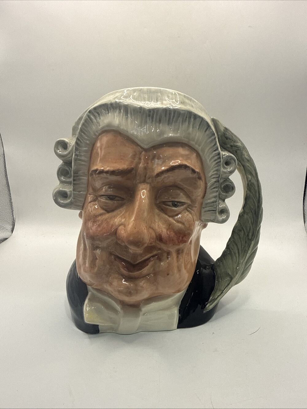 LARGE Vintage 1958 "The Lawyer" Royal Doulton Character Toby Jug D6498 Perfect *